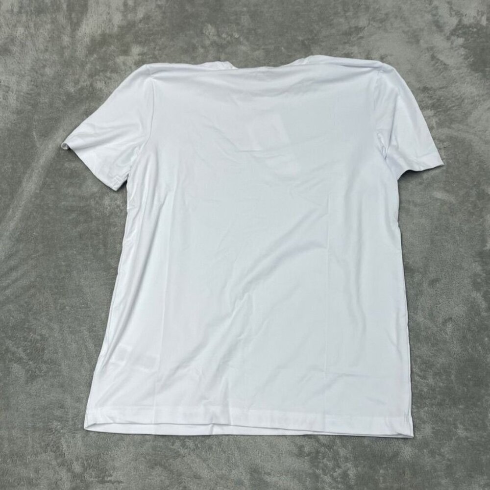 Quiksilver Mens S White Performance T-Shirt 6763 - Picture 8 of 8